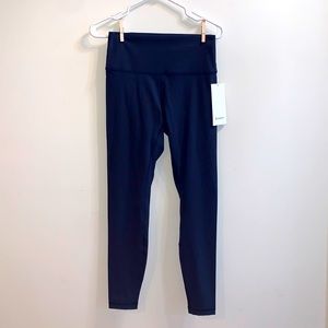 Lululemon Wunder Under HR, High rise Tight, 28” inseam, size 8, True Navy